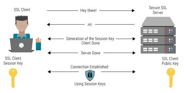 How SSL works.