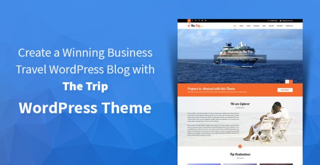 使用 Trip WordPress 主题创建一个成功的商务旅行 WordPress 博客