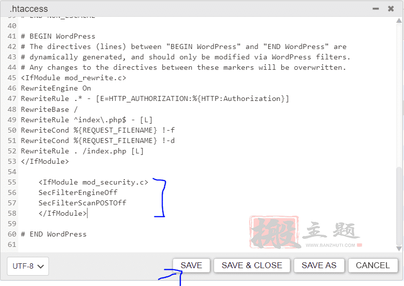 网站出现406错误及进行修复图文教程插图2