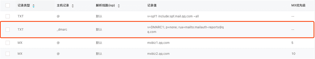 企业邮箱添加SPF和DMARC记录 防止邮件进入垃圾箱插图5